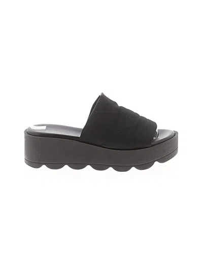 Pre-owned Donald J Pliner Wedges In Black