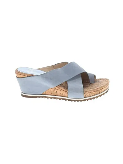 Pre-owned Donald J Pliner Wedges In Blue