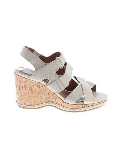 Pre-owned Donald J Pliner Wedges In Gray