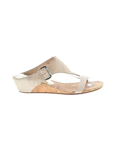 Pre-owned Donald J Pliner Wedges In Ivory
