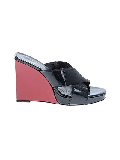 Pre-owned Donald J Pliner Wedges In Red