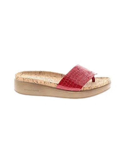 Pre-owned Donald J Pliner Wedges In Red