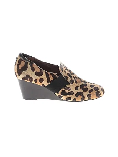 Pre-owned Donald J Pliner Wedges In Tan