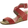 Donald J Pliner Womens Adjustable Leather Wedge Sandals