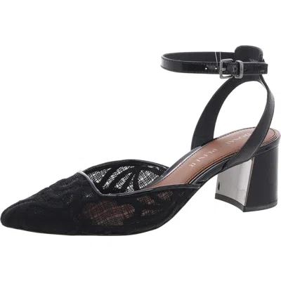 Donald J Pliner Womens Buckle Ankle Strap In Black