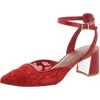 Donald J Pliner Womens Buckle Ankle Strap In Red