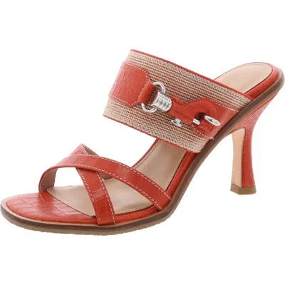 Donald J Pliner Womens Embellished Slide In Gold
