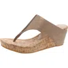 Donald J Pliner Womens Snake Print Wedge Sandals In Gold