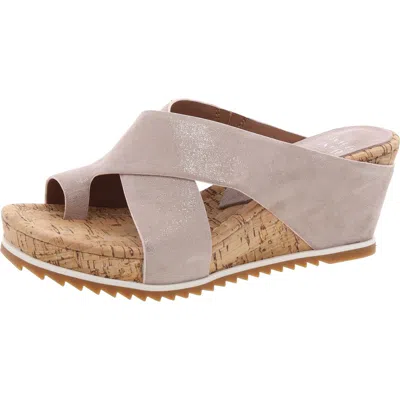 Donald J Pliner Womens Toe Loop Wedge Sandals In Multi