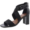 Donald J Pliner Womens Zipper Block Heels In Black