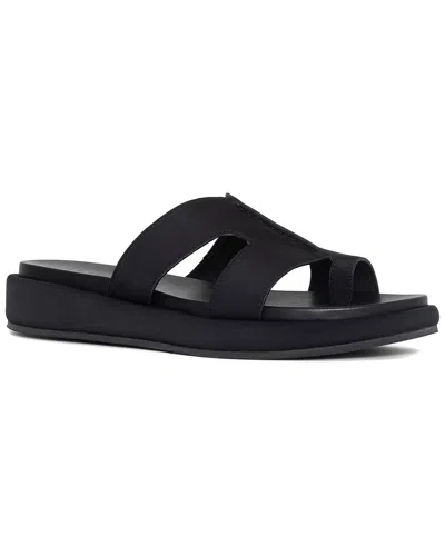 Donald Pliner Addar Leather Sandal In Black