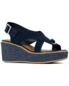 DONALD PLINER ALANEE02 SUEDE SLINGBACK WEDGE SANDAL
