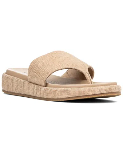 Donald Pliner Aneetaesthong Wedge Sandal In Gold