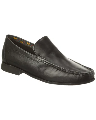 Donald Pliner Antique Leather Loafer In Black