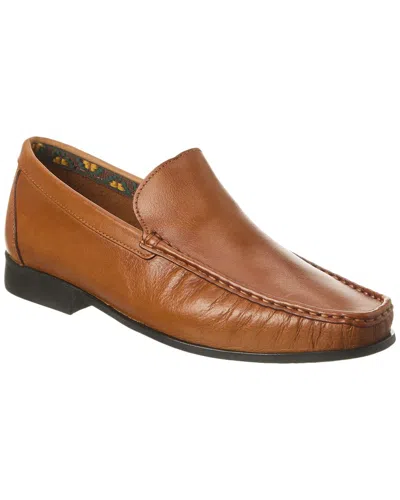 Donald Pliner Antique Leather Loafer In Brown