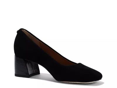 Donald Pliner Goodwyn Block Heel Pump In Black