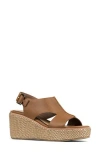 Donald Pliner Aree Wedge Sandal In Brown
