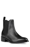 Donald Pliner Men Ashford Black Lizard Print Leather Boot In Black