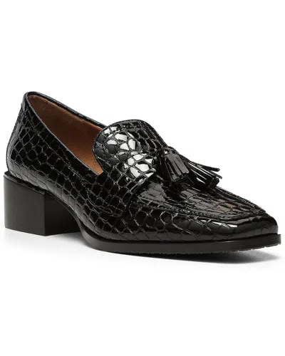 Donald Pliner Avi Leather Loafer In Black