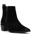 Donald Pliner Banks Suede Boot In Black