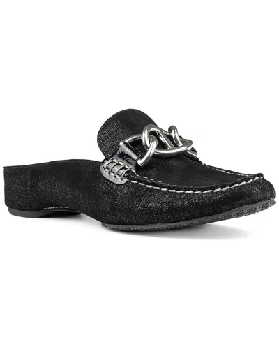 Donald Pliner Gleaming Chain Moc Toe Mule In Nocolor