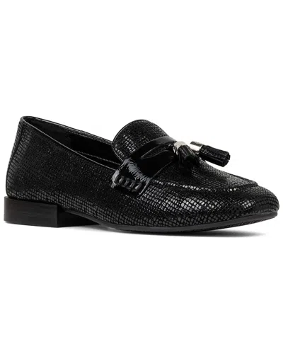Donald Pliner Belton Leather Loafer In Black