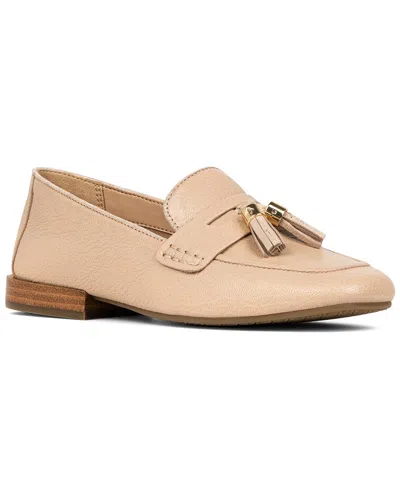 Donald Pliner Belton Leather Loafer In Beige