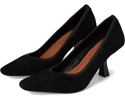 Donald Pliner Bernice Bernice02 Pump Womens Black Leather Spool Heel Ver266