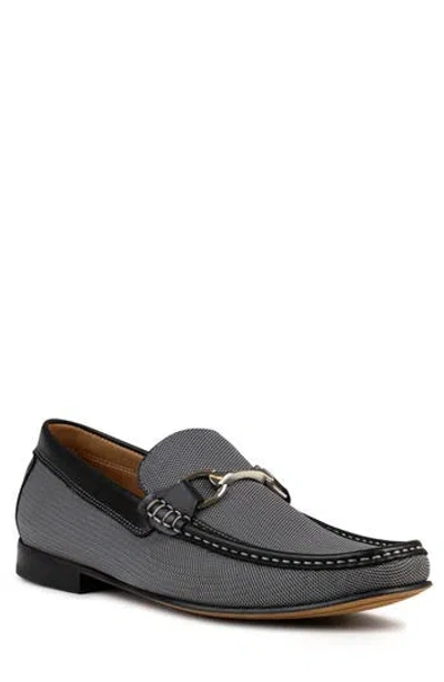 Donald Pliner Bit Loafer In Grey