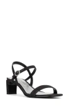 Donald Pliner Block Heel Sandal In Black