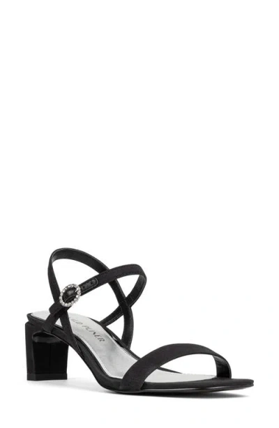 Donald Pliner Block Heel Sandal In Black