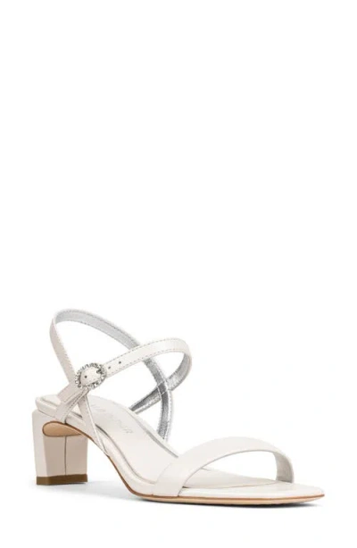 Donald Pliner Block Heel Sandal In Pearl
