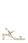 Donald Pliner Block Heel Sandal In Platinum