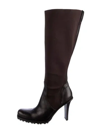 Pre-owned Donald Pliner Boots In Brown