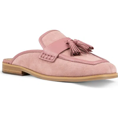 Donald Pliner Bryant Tassel Mule In Rose