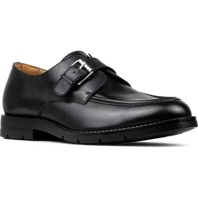 Donald Pliner Calan Monk Strap Shoe In Black