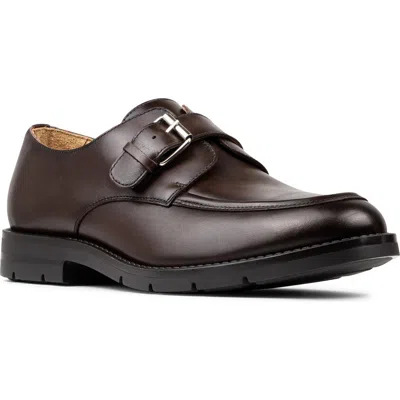 Donald Pliner Calan Monk Strap Shoe In Brown