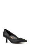 Donald Pliner Calibra Kitten Heel Pump In Black