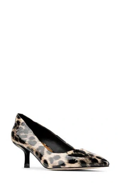 Donald Pliner Calibra Leather Pump In Animal Print