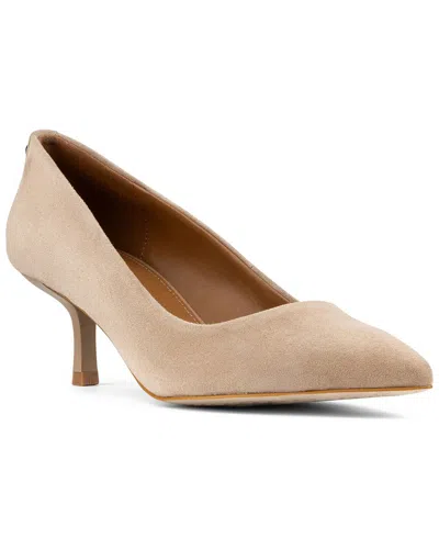 Donald Pliner Calibra Leather Pump In Brown