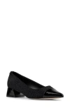 Donald Pliner Cap Toe Pump In Black