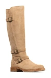 Donald Pliner Carlota Knee High Moto Boot In Tobacco