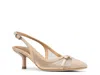 Donald Pliner Slingback Kitten Heel Pump In Neutral