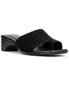 Donald Pliner Cascade Leather Slide In Black