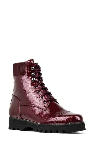Donald Pliner Casual Lug Sole Boot In Bordeaux