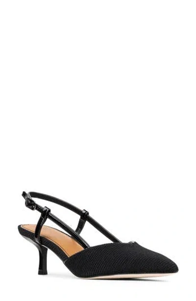 Donald Pliner Celline Pointed Toe Slingback Pump In Black