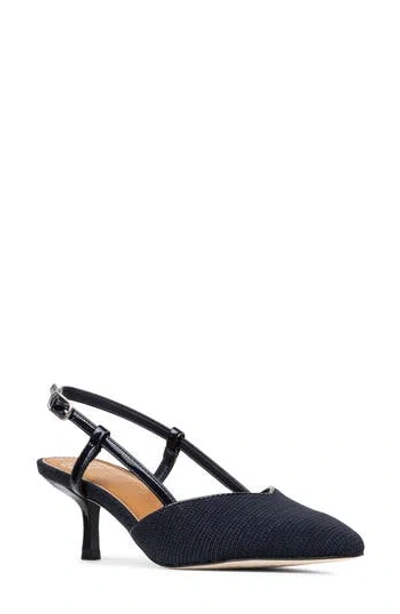 Donald Pliner Celline Pointed Toe Slingback Pump In Black