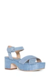 Donald Pliner Chunky Platform Sandal In Blue