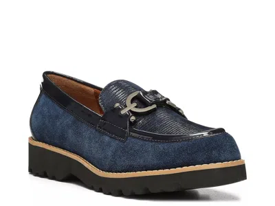 Donald Pliner Clio Loafer In Blue