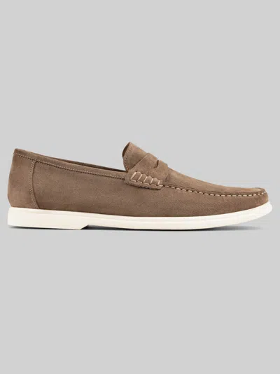 Donald Pliner Clive Moc Toe Penny Loafers In Brown